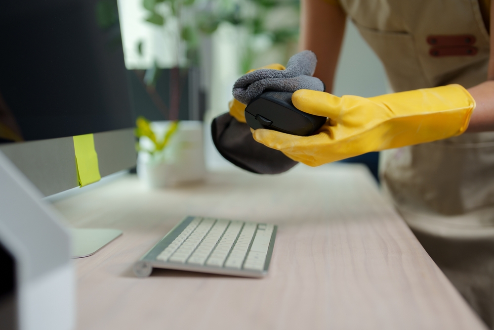 How to disinfect an office